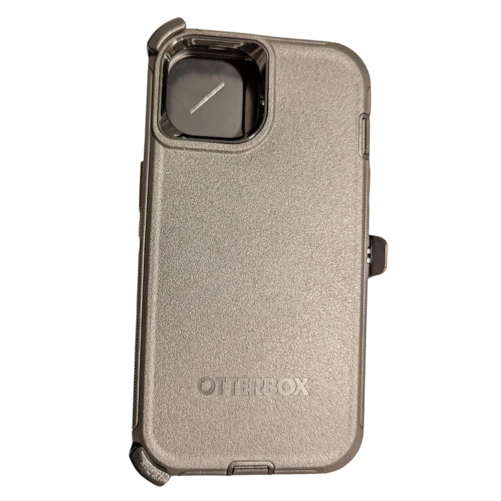 H1. OtterBox Defender Series Case W/Holster‎ For iPhone 14/13 Black 